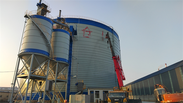 粉煤灰鋼板倉的多點出料系統
